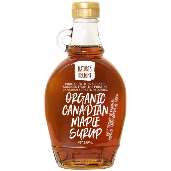 Nature's Delight Organic Pure Canadian Maple Syrup 250ml