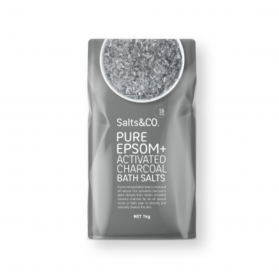 Salts & Co Epsom Charcoal Bath Salts 1kg