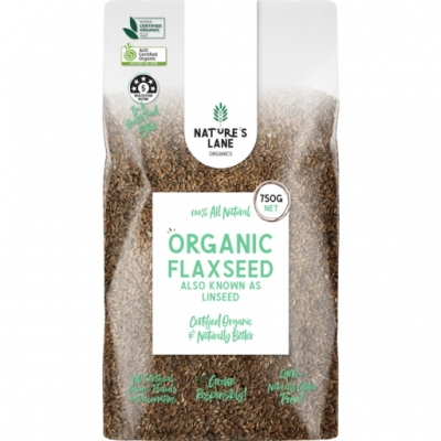 Nature's Lane Organic Flaxseed 750g