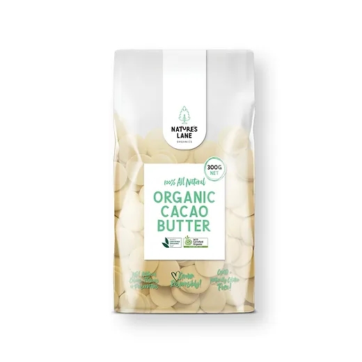 Nature's Lane Organic Cacao Butter 300g