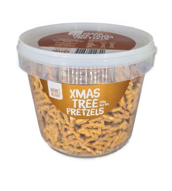 Nature's Delight Xmas Tree Pretzels 500g