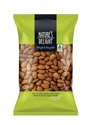 Nature's Delight Raw Almonds 350g