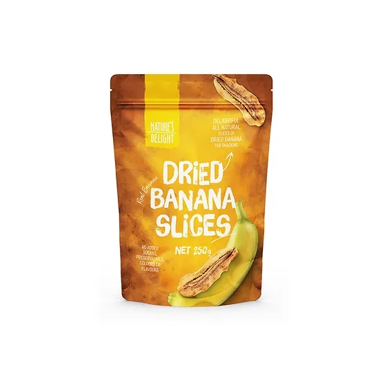 Nature's Delight Dried Banana Slices 250g