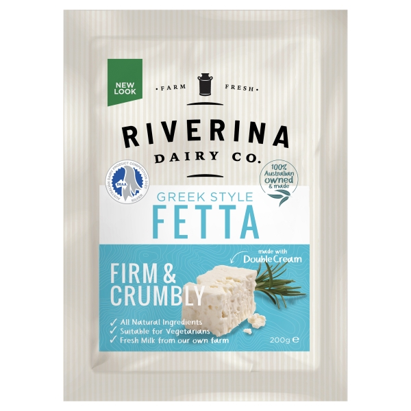 Riverina Dairy Co Greek Style Fetta 200g