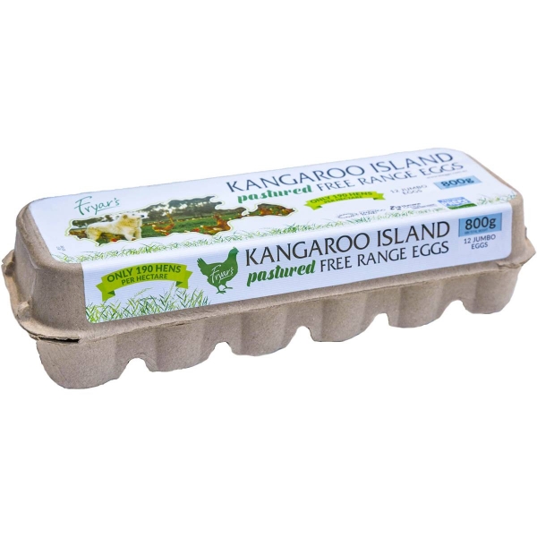 Kangaroo Island Free Range Jumbo Eggs 800g