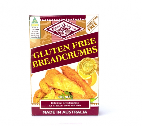 Kook A Krumb Fine White Breadcrumbs Gluten Free 200g