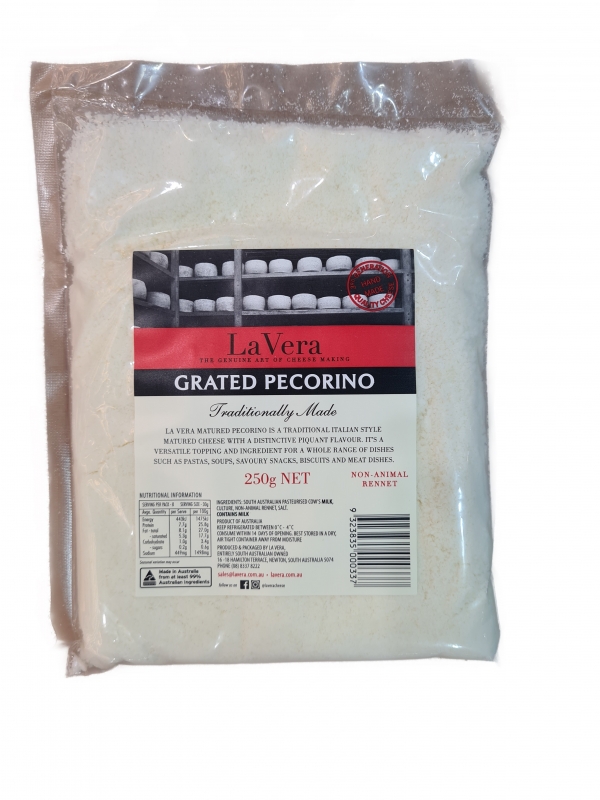 La Vera Grated Pecorino 250g 