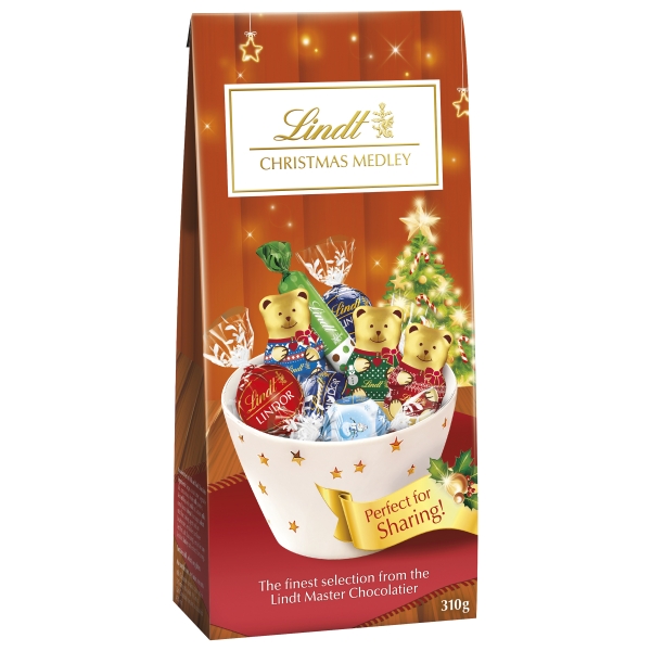 Lindt Christmas Medley Bag 310g