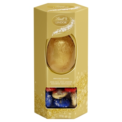 Lindt Lindor Assorted Mini Egg & Milk Egg 83g