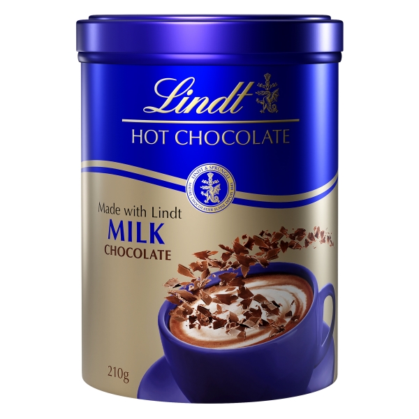 Lindt Hot Chocolate Flakes Milk 210g