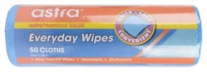 Astra Everyday Wipes 50 Pack