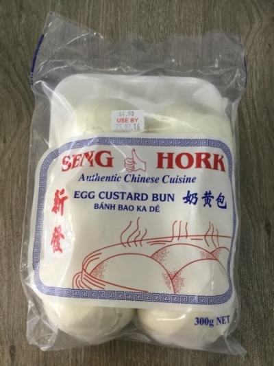 Seng Hork Egg Custard Bun 300g