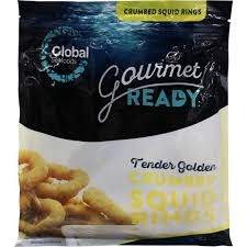 Global Squid Rings Crumbed 500g