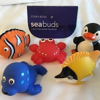 Star + Rose Seabuds Water Squirters 5 Piece