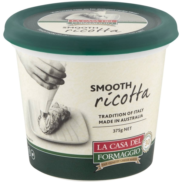 La Casa Del Formaggio Smooth Ricotta 375g