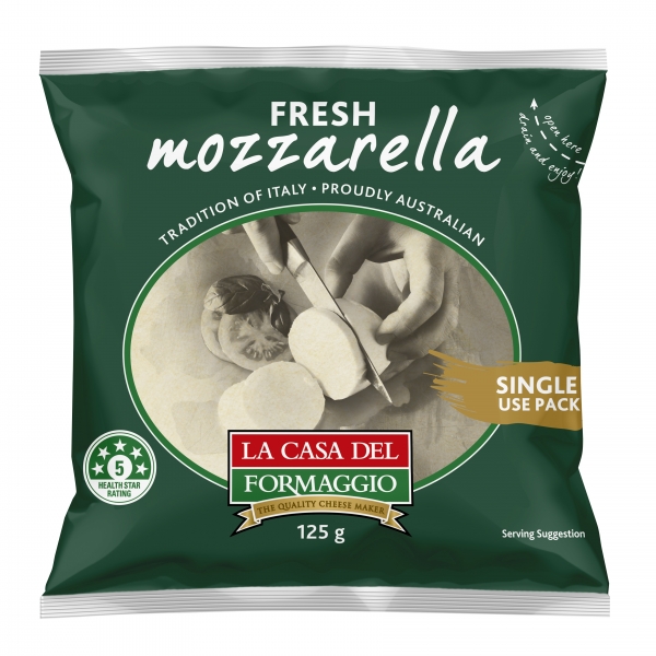 La Casa Del Formaggio Fresh Mozzarella Bag 125g