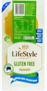 Lifestyle English Muffins Gluten Free 2 Pack 140g