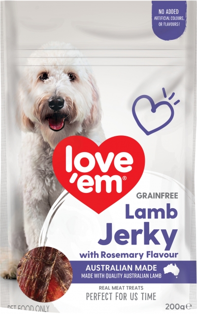 Love'em Lamb Jerky With Rosemary 200g