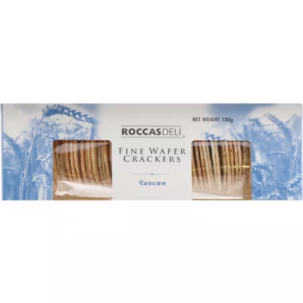 Roccas Deli Fine Wafer Crackers Tuscan 100g