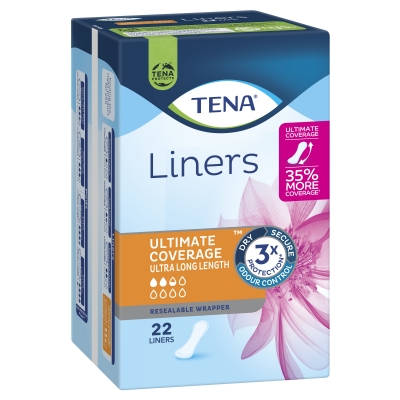 Tena Liners Ultra Long 22 Pack