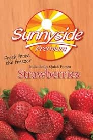 Sunnyside Frozen Strawberries IOF 1kg