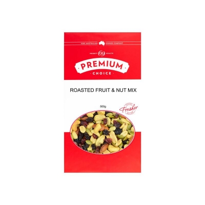 Premium Choice Fruit & Roasted Nut Mix 500g