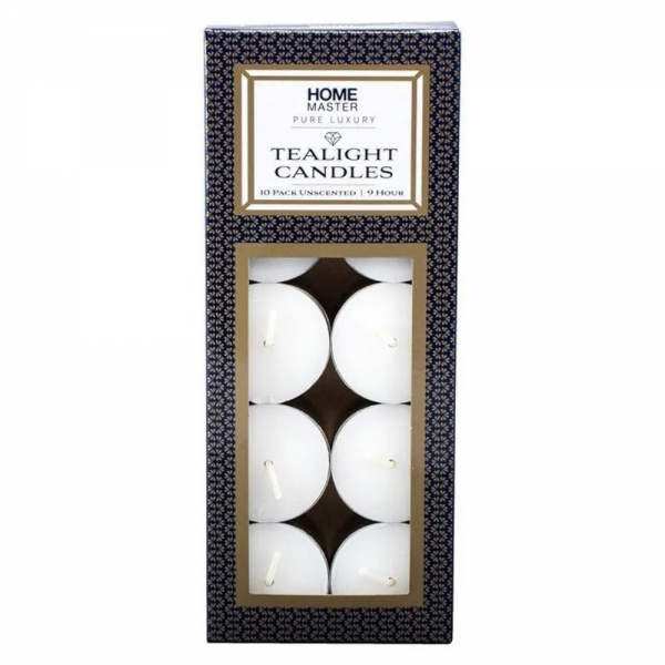 Home Master Tea Light Candles 10 Pack