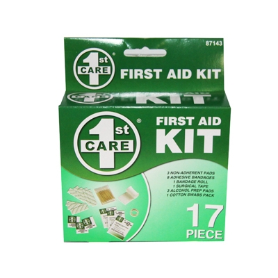 1st Care First Aid Kit 17 Piece Pack