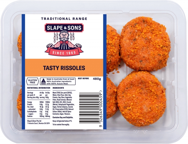 Slape & Sons Tasty Rissoles 480g