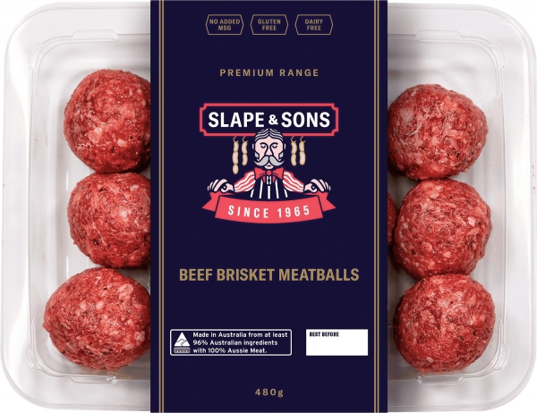 Slape & Sons Beef Brisket Meatballs 450g