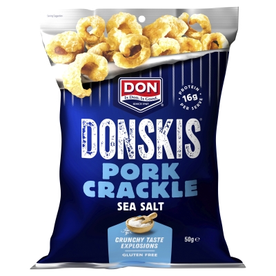 Don Pork Crackling Sea Salt 50g