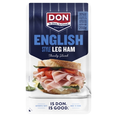 Don English Style Leg Ham Thinly Sliced 200g