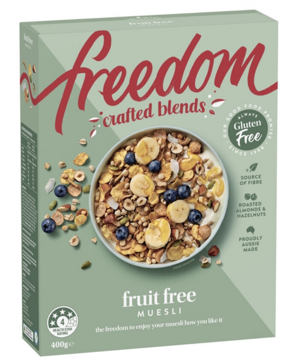 Freedom Crafted Blends Muesli Fruit Free 400g