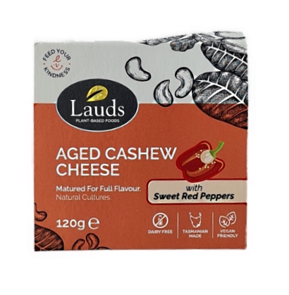 Lauds Aged Cashew Red Peppers 120g