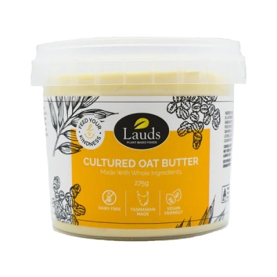 Lauds Plant Based Foods Cultured Oat Butter 275g