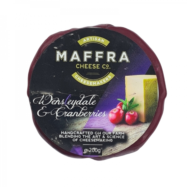 Maffra Wensleydale & Cranberries 200g