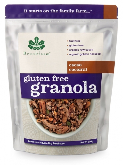 Brookfarm Cacao Coconut Gluten Free Granola 800g