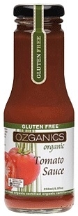 Ozganics Organic Tomato Sauce Gluten Free 250ml