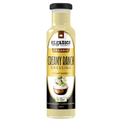 Ozganics Organic Creamy Ranch Dressing 250ml