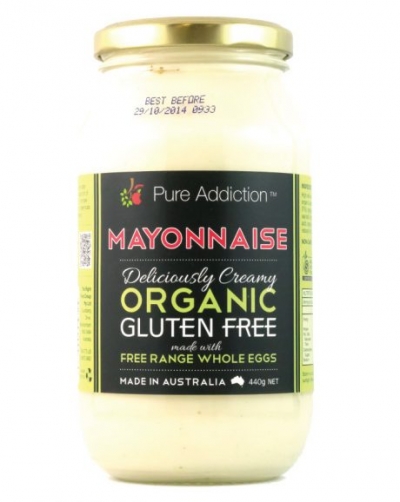 Pure Addiction Organic Free Range Mayonnaise Gluten Free 440g