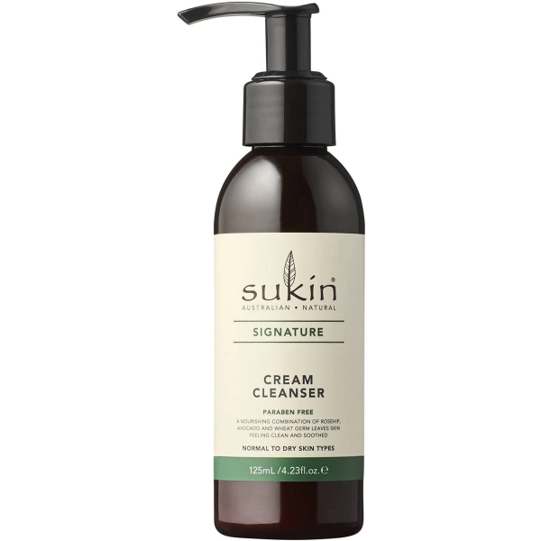 Sukin Signature Facial Cream Cleanser Pump 125ml