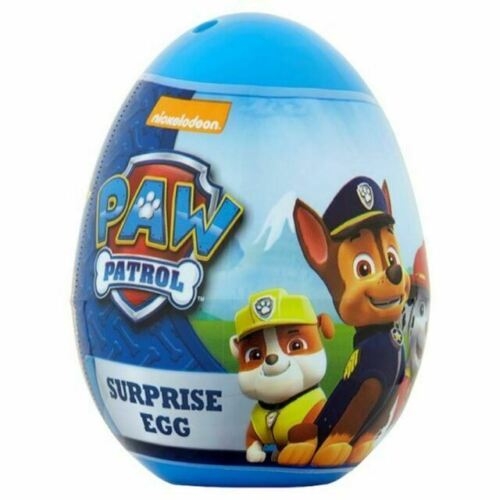 Paw Patrol Giant Embossed Egg Asst Designs 60g