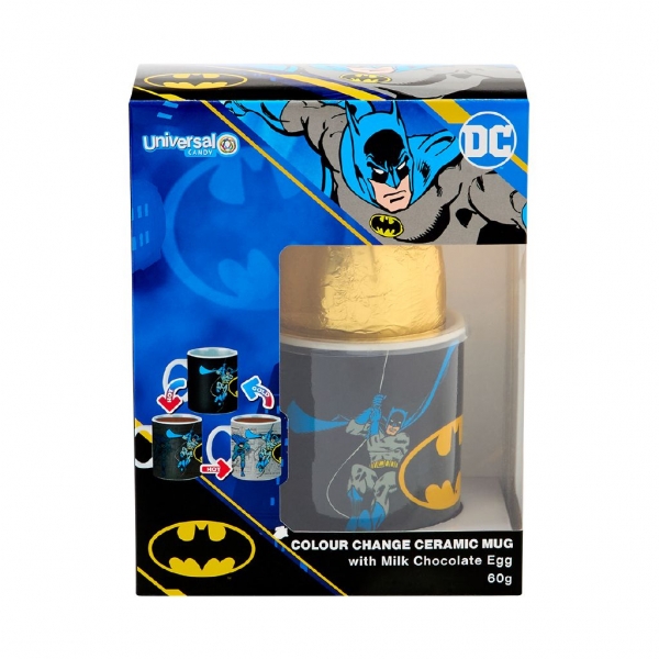 Batman Colour Changing Ceramic Mug & Egg 60g