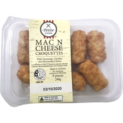 Petite Cuisine Mac N Cheese Croquettes 240g