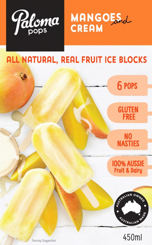 Paloma Pops Mango & Cream 6 Pack 450ml