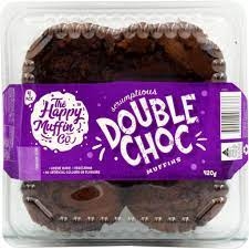 The Happy Muffin Co Double Choc 4 Pack 420g