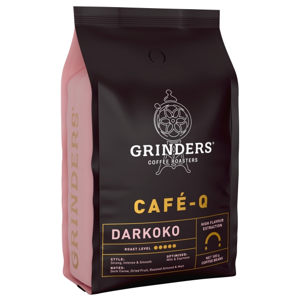 Grinders Coffee Beans Cafe-Q Darkoko 500g