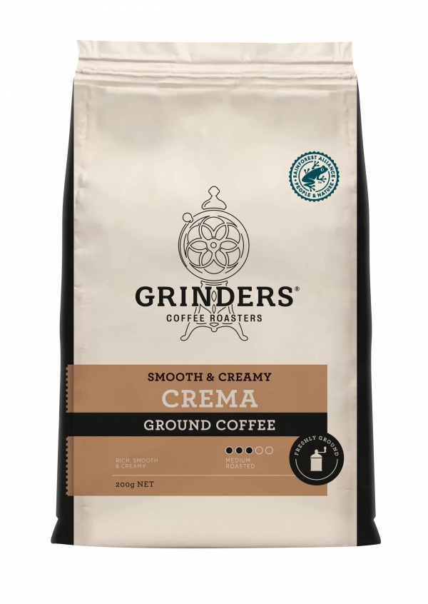 Grinders Coffee Crema Ground 200g