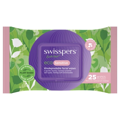 Swisspers Wipes Eco Sensitive 25 Pack