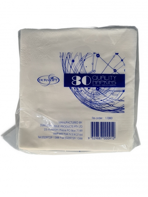 Durasoft Napkins 80 Pack